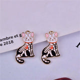 10pcs Halloween Metal Charms for DIY Jewelry Making