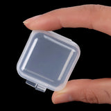 10pcs Small Transparent Jewelry Packaging Boxes Necklace Ring Earrings Case
