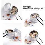 10pcs Mini Round Aluminum Jars 3.2*1.8cm Nailart Jewelry Storage
