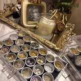 10pcs Mini Round Aluminum Jars 3.2*1.8cm Nailart Jewelry Storage