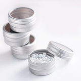 10pcs Mini Round Aluminum Jars 3.2*1.8cm Nailart Jewelry Storage
