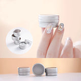 10pcs Mini Round Aluminum Jars 3.2*1.8cm Nailart Jewelry Storage