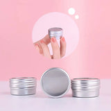 10pcs Mini Round Aluminum Jars 3.2*1.8cm Nailart Jewelry Storage