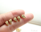 10pcs Shell Shape Earrings Copper Plating DIY Earrings Accessories