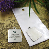 10pcs Soft Coated Wheaten Terrier charms stainless steel DIY pendants