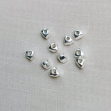 10pcs 925 Silver Triangle Spacer Beads for Bracelet Necklace DIY Jewelry Making