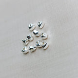 10pcs 925 Silver Triangle Spacer Beads for Bracelet Necklace DIY Jewelry Making