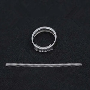 10pcs Spiral Ring Size Adjuster Guard Reducer Resizing Tool