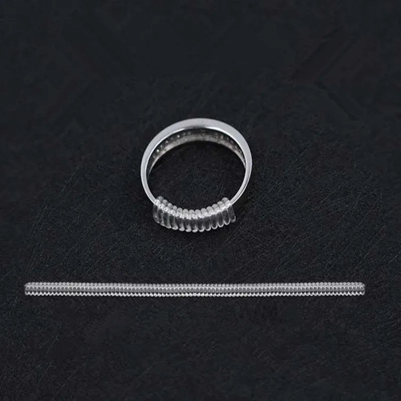 10pcs Spiral Ring Size Adjuster Guard Reducer Resizing Tool