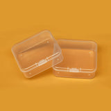 10pcs Plastic Box 6.5*6.5*1.9cm Transparent Jewelry Findings Storage