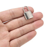 10pcs Stainless Steel PadLock Pendants for Jewelry Making