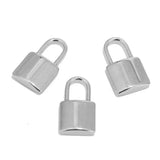 10pcs Stainless Steel PadLock Pendants for Jewelry Making