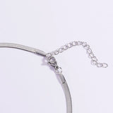 10pcs Stainless Steel 18k Flat Snake Bone Chain DIY Necklace Accessory