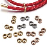 10pcs Stainless Steel Double Hole Spacer Metal Beads