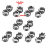 10pcs Stainless Steel Double Hole Spacer Metal Beads