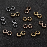 10pcs Stainless Steel Double Hole Spacer Metal Beads