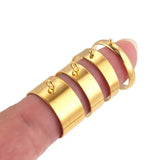 10pcs Stainless Steel Adjustable Blank Rings Setting For Ring Making