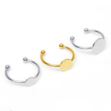 10pcs Adjustable Stainless Steel Ring Base Blanks for DIY Jewelry