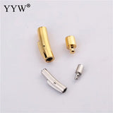 10pcs Stainless Steel Bayonet Clasp 2mm 2.5mm 5mm Push Lock Lace Buckle