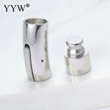 10pcs Stainless Steel Bayonet Clasp 2-8mm Lace Buckle DIY Bracelet Jewelry