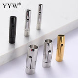 10pcs Stainless Steel Bayonet Clasp 2-8mm Lace Buckle DIY Bracelet Jewelry
