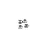 10pcs Stainless Steel Beads 6 8 10mm Stopper Spacer Beads Silicone Rubber Slider