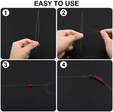 10pcs Stainless Steel Beading Needles Curved Needle for DIY Jewelry