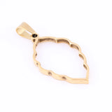 10pcs Stainless Steel Rectangle Bezel Charms for Resin Jewelry