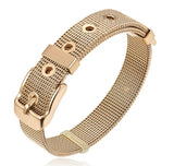 10pcs Stainless Steel Bracelet Wristband Jewelry 8mm Width