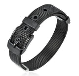 10pcs Stainless Steel Bracelet Wristband Jewelry 8mm Width
