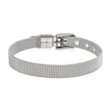 10pcs Stainless Steel Bracelet Wristband Jewelry 8mm Width
