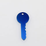 10pcs Stainless Steel Key Charms 17*25mm High Polish Mirror Surface
