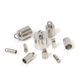 10pcs Stainless Steel End Caps Crimp Beads Covers for DIY Jewelry