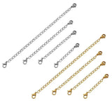 10pcs Stainless Steel Extender Chain Set for DIY Jewelry Making