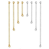 10pcs Stainless Steel Extender Chain Set for DIY Jewelry Making