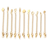 10pcs Stainless Steel Extension Chains for DIY Jewelry Making