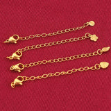 10pcs Stainless Steel Tail Chains with Lobster Clasps for Jewelry Making