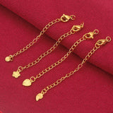 10pcs Stainless Steel Tail Chains with Lobster Clasps for Jewelry Making