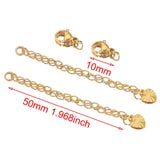 10pcs Stainless Steel Tail Chains with Lobster Clasps for Jewelry Making