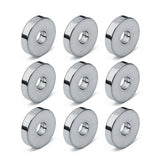 10pcs Stainless Steel Flat Round Beads 3*12mm 4mm Spacer Bead DIY Jewelry