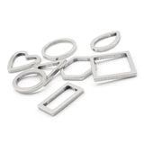 10pcs Stainless Steel Geometric Bezel Mold for Resin Jewelry Making