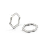 10pcs Stainless Steel Geometric Bezel Mold for Resin Jewelry Making
