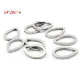 10pcs Stainless Steel Geometric Bezel Mold for Resin Jewelry Making