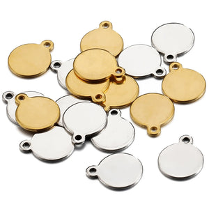 10pcs Stainless Steel Jewelry Making Charms