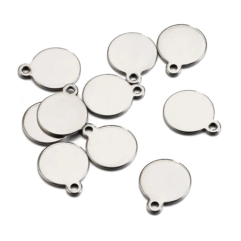 10pcs Stainless Steel Jewelry Making Charms