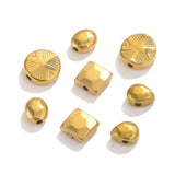 10pcs Stainless Steel Plated Beads Jewelry Makings Spacer Loose Bead DIY