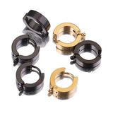 10pcs Stainless Steel Clip on Earring Post Hooks with Loop Round Ear