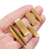 10pcs Long Rectangle Ear Stud Posts for Big Earrings DIY