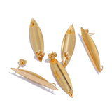10pcs Long Rectangle Ear Stud Posts for Big Earrings DIY