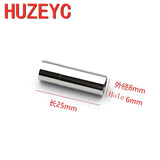 10pcs Stainless Steel Magnetic Clasp Cylinder Leather Cord Clasps